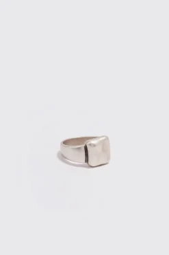 3 Pack Basic Signet Rings | BoohooMAN UK