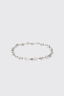 3 Pack Cross Pendant Bracelets | BoohooMAN UK