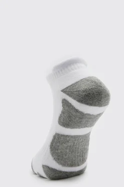 3 Pack Man Active Cushioned Trainer Socks | BoohooMAN UK