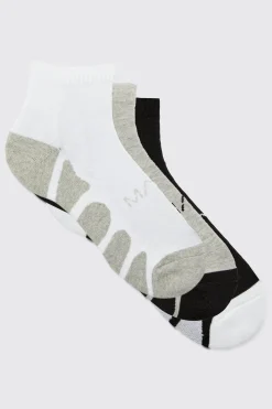 5 Pack Man Dash Activewear Ankle Socks | BoohooMAN UK