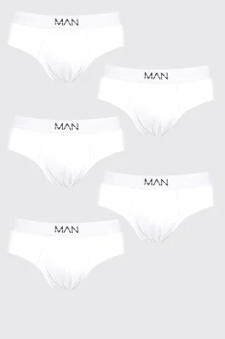 5 Pack MAN Dash Briefs | BoohooMAN UK