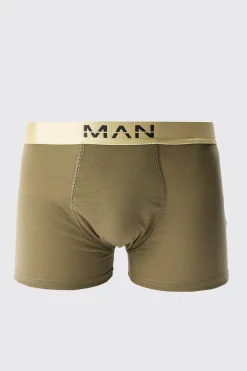 3 Pack Man Dash Gold Waistband Boxers | BoohooMAN UK