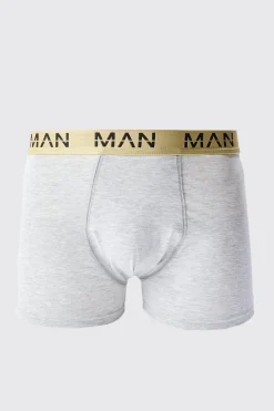 3 Pack Man Dash Gold Waistband Boxers | BoohooMAN UK