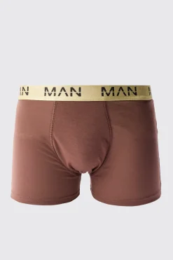 3 Pack Man Dash Gold Waistband Boxers | BoohooMAN UK