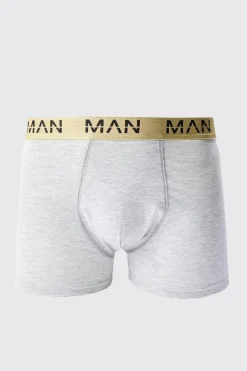 5 Pack Man Dash Gold Waistband Boxers | BoohooMAN UK