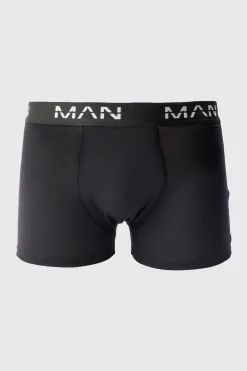 3 Pack Man Dash Mid Length Trunks | BoohooMAN UK