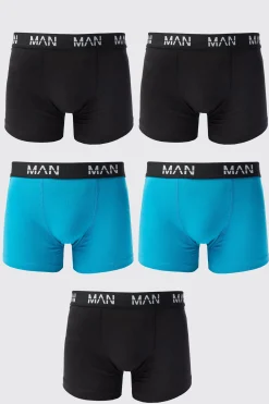 5 Pack Man Dash Mixed Trunks | BoohooMAN UK