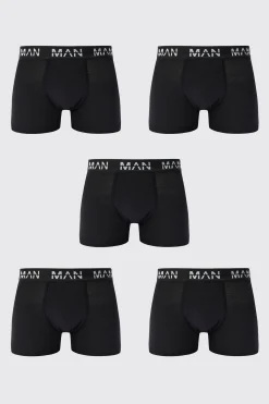5 Pack Man Dash Repeat Classic Trunks | BoohooMAN UK