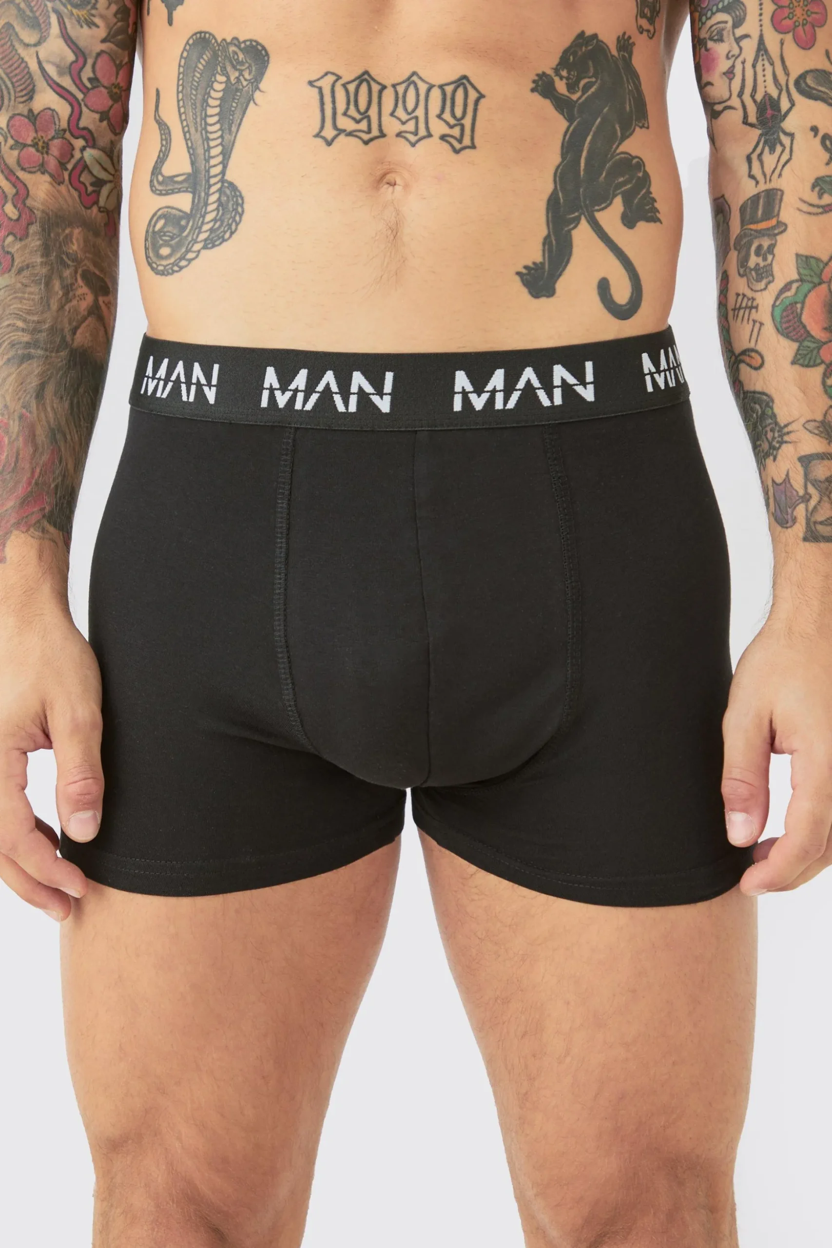 5 Pack Man Dash Repeat Classic Trunks | BoohooMAN UK