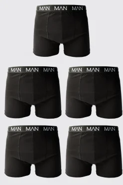 5 Pack Man Dash Repeat Classic Trunks | BoohooMAN UK