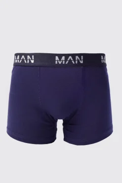 3 Pack Man Dash Tonal Mixed Trunk | BoohooMAN UK