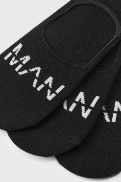 3 Pack Man Invisible Socks | BoohooMAN UK