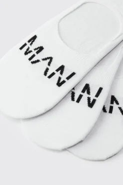 3 Pack Man Invisible Socks | BoohooMAN UK