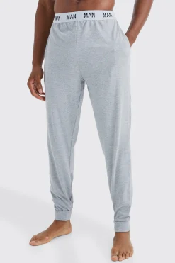 2 Pack Man Lounge Cuffed Jogger | BoohooMAN UK