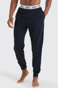 2 Pack Man Lounge Cuffed Jogger | BoohooMAN UK