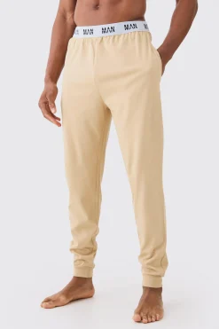 2 Pack Man Lounge Cuffed Jogger | BoohooMAN UK