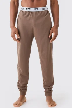 2 Pack Man Lounge Cuffed Jogger | BoohooMAN UK