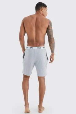 2 Pack Man Loungewear Shorts | BoohooMAN UK