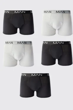 5 Pack Man Mixed Colour Trunks | BoohooMAN UK