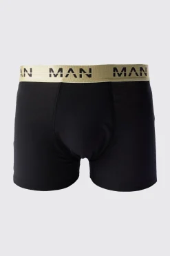 3 Pack Man Roman Gold Waistband Boxers In Multi | BoohooMAN UK