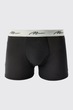 3 Pack Man Signature Check Printed Boxers | BoohooMAN UK