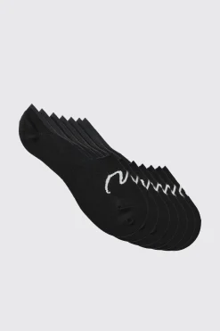 7 Pack Man Signature Invisible Socks | BoohooMAN UK