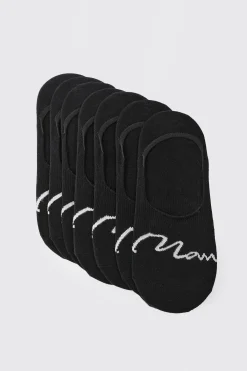 7 Pack Man Signature Invisible Socks | BoohooMAN UK
