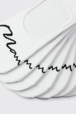 7 Pack Man Signature Invisible Socks | BoohooMAN UK