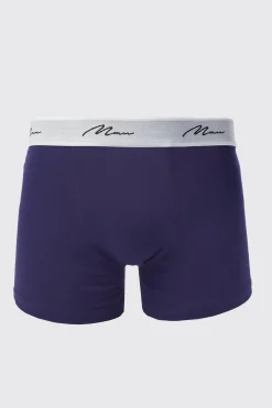 7 Pack Man Signature Mixed Colour Trunks | BoohooMAN UK