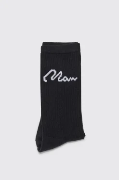 7 Pack Man Signature Sport Socks | BoohooMAN UK