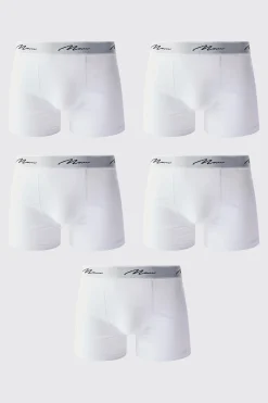 5 Pack Man Signature Trunks | BoohooMAN UK