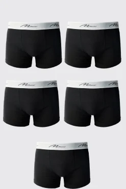 5 Pack Man Signature Trunks | BoohooMAN UK