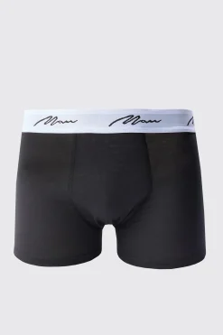 3 Pack Man Signature Trunks | BoohooMAN UK