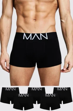 5 Pack MAN Trunks | BoohooMAN UK