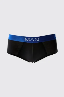 3 Pack Man Varsity Printed Briefs | BoohooMAN UK