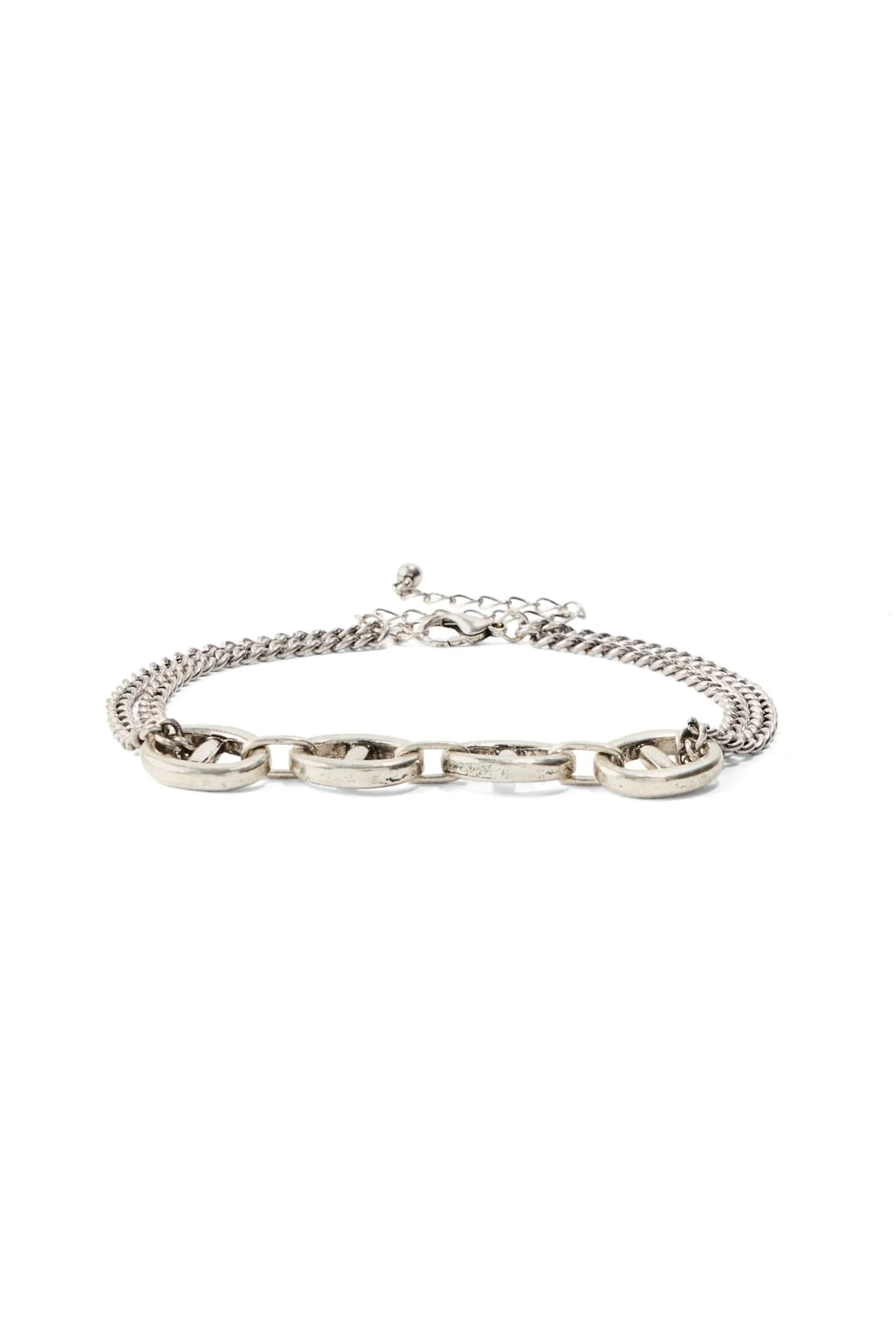 3 Pack Mixed Chain Bracelets | BoohooMAN UK