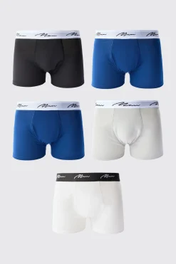 7 Pack Mixed Colour Man Trunks | BoohooMAN UK