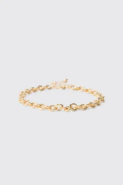 2 Pack Mixed Metal Pearl Pendant Bracelets | BoohooMAN UK