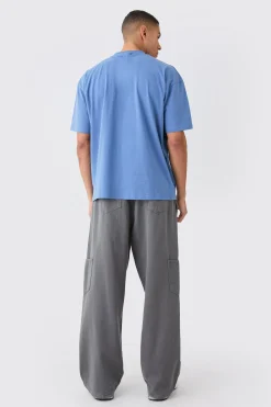 2 Pack Oversized Heavyweight Limited T-shirts | BoohooMAN UK