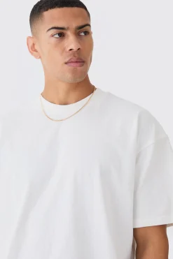 2 Pack Oversized Heavyweight T-shirts | BoohooMAN UK