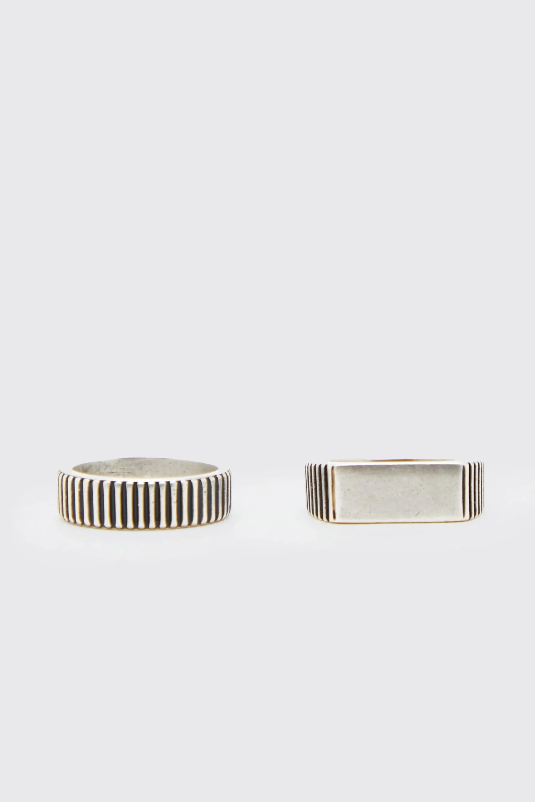 2 Pack Ring | BoohooMAN UK