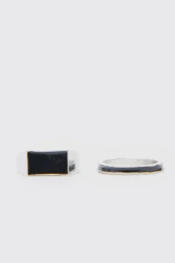 2 Pack Rings | BoohooMAN UK