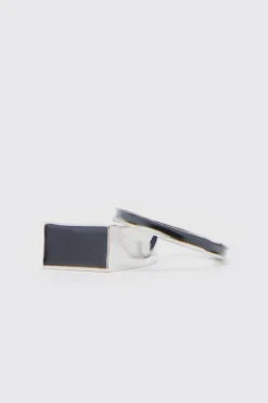 2 Pack Rings | BoohooMAN UK