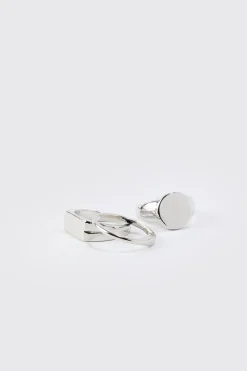 3 Pack Signet Rings | BoohooMAN UK
