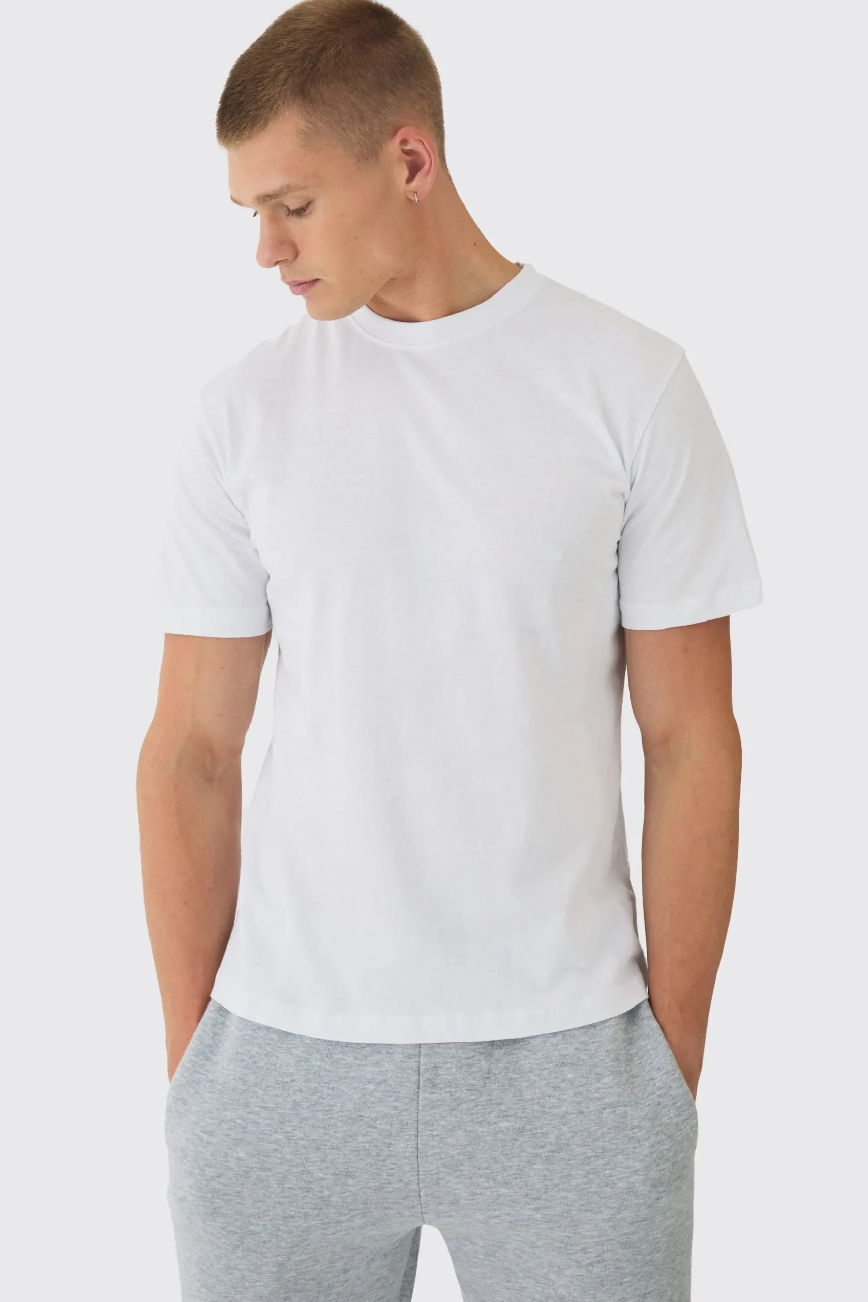 3 Pack Slim Fit T-shirt | BoohooMAN UK