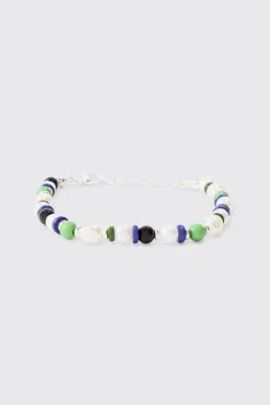 5 Pack Star Mixed Bead Bracelets | BoohooMAN UK