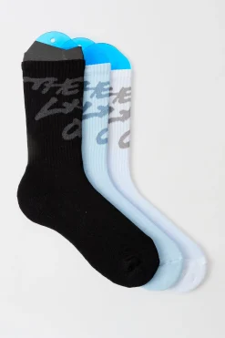 3 Pack The Last One Intarsia Knit Socks | BoohooMAN UK