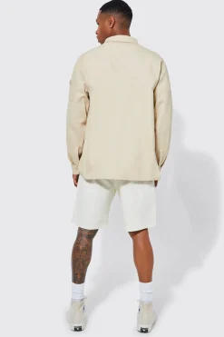 2 Pocket Overshirt | BoohooMAN UK