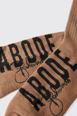 Abode Jacquard Socks | BoohooMAN UK