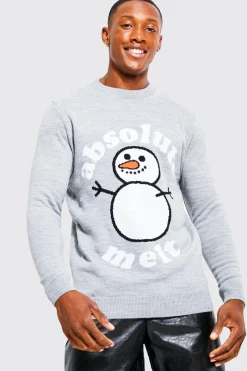 Absolute Melt Christmas Jumper | BoohooMAN UK